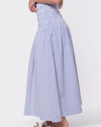 Noelle Skirt (Blue Stripe) - Skirt - Yakira Bella