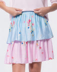 Nora Skirt 20" (Blue Pink) - Skirt - Yakira Bella