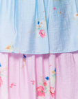 Nora Skirt 23" (Blue Pink) - Skirt - Yakira Bella