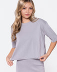 Nova Top (Light Grey) - Top - Yakira Bella
