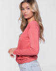 Olly Top (Coral) - Top - Yakira Bella