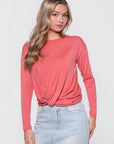 Olly Top (Coral) - Top - Yakira Bella