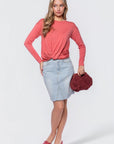 Olly Top (Coral) - Top - Yakira Bella