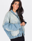 OVERSIZED DENIM JACKET (BLUE) - Top - Yakira Bella