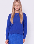 Oversized Sweater (Blue) - Top - Yakira Bella