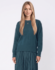 Oversized Sweater (Teal Green) - Top - Yakira Bella