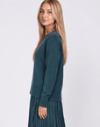 Oversized Sweater (Teal Green) - Top - Yakira Bella