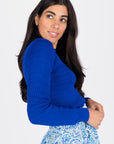 PAIGE TOP (BLUE) - Top - Yakira Bella