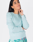 PAIGE TOP (LIGHT AQUA) - Top - Yakira Bella