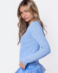 Paige Top (Light Blue) - Top - Yakira Bella