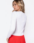Paige Top (White) - Top - Yakira Bella