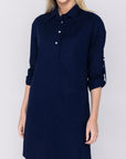 PARKER DRESS (NAVY) 37" - Dress - Yakira Bella