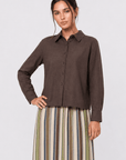Parker Top (Brown) - Top - Yakira Bella
