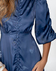 Patricia Dress (Dark Blue) - Dress - Yakira Bella