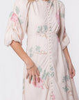 Patricia Dress (Green Pink) - Dress - Yakira Bella