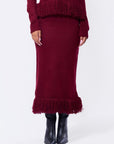Perry Skirt (Burgundy) - Skirt - Yakira Bella