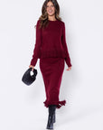 Perry Top (Burgundy) - Top - Yakira Bella