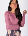 Phoebe Tee (Dusty Rose) - Top - Yakira Bella