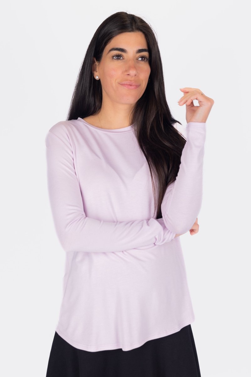 PHOEBE TEE (LIGHT LILAC) - Top - Yakira Bella