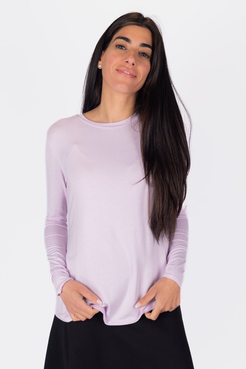 PHOEBE TEE (LIGHT LILAC) - Top - Yakira Bella