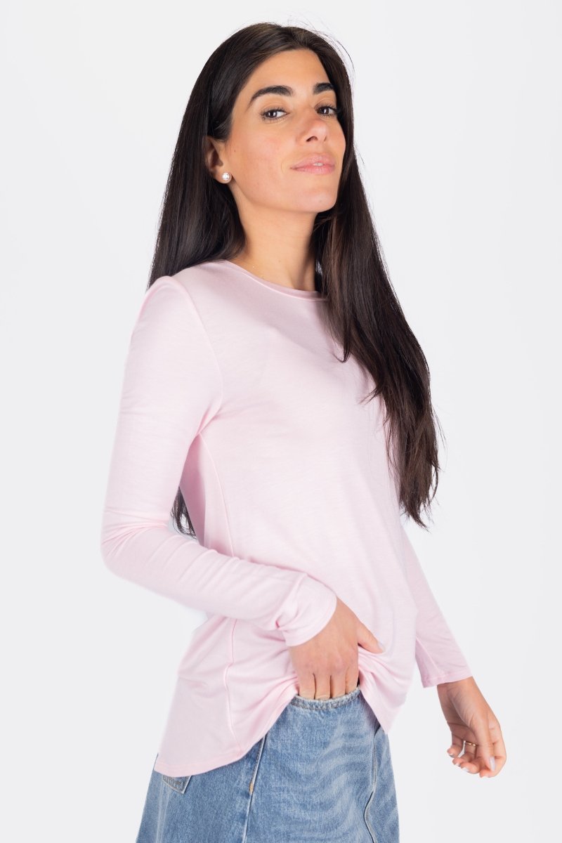 PHOEBE TEE (LIGHT PINK) - Top - Yakira Bella