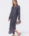 Piper Dress (Dark Grey) - Dress - Yakira Bella