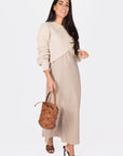 PRISCILLA TOP (BEIGE) - Top - Yakira Bella