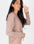 Reese Shirt (Brown) - Top - Yakira Bella