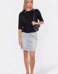 Remi Tee Plain (Black) - Top - Yakira Bella