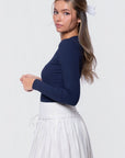 Rena Top (Navy) - Top - Yakira Bella