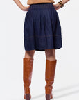 Renata Skirt (Dark Blue) - Skirt - Yakira Bella