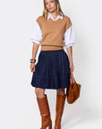 Renata Skirt (Dark Blue) - Skirt - Yakira Bella