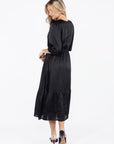 Reyna Dress (Black) - Dress - Yakira Bella