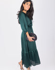 REYNA DRESS (GREEN) - Dress - Yakira Bella