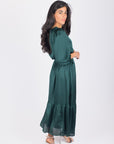 REYNA DRESS (GREEN) - Dress - Yakira Bella