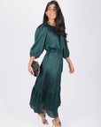 REYNA DRESS (GREEN) - Dress - Yakira Bella