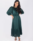 REYNA DRESS (GREEN) - Dress - Yakira Bella