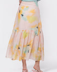 Rina Skirt (Peach Green) - Skirt - Yakira Bella