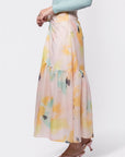 Rina Skirt (Peach Green) - Skirt - Yakira Bella