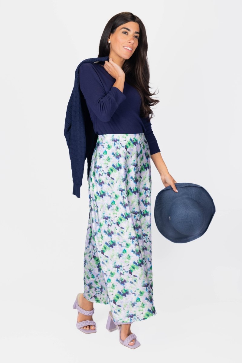 ROMI TEE 3/4 SLEEVE (NAVY) - Top - Yakira Bella