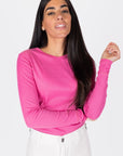 ROMI TOP LONG SLEEVE (BUBBLE PINK) - Top - Yakira Bella