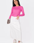 ROMI TOP LONG SLEEVE (BUBBLE PINK) - Top - Yakira Bella