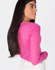 ROMI TOP LONG SLEEVE (BUBBLE PINK) - Top - Yakira Bella