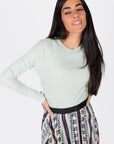 ROMI TOP LONG SLEEVE (MINT) - Top - Yakira Bella