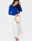 ROMI TOP LONG SLEEVE (ROYAL BLUE) - Top - Yakira Bella