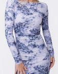 Romina Dress (White/Grey) - Dress - Yakira Bella