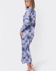 Romina Dress (White/Grey) - Dress - Yakira Bella