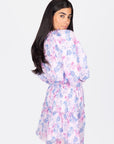 ROSALINA DRESS 36" (BLUE/PINK) - Dress - Yakira Bella