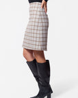 Roselle Skirt (Grey Plaid) - Skirt - Yakira Bella