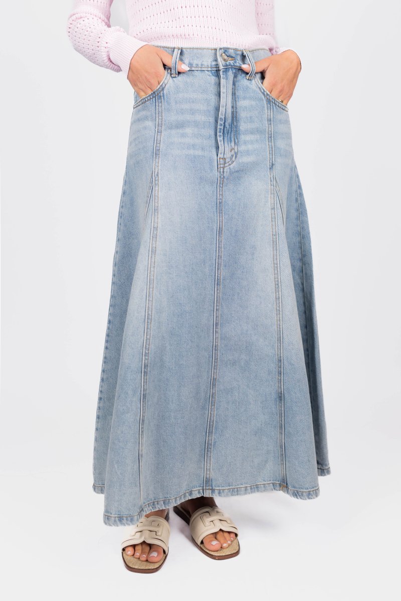 Rosie Skirt (Blue) – Yakira Bella
